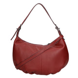 Licia Borsa a spalla da donna Vera pelle 06512-ROSSO SCURO Gave Lux