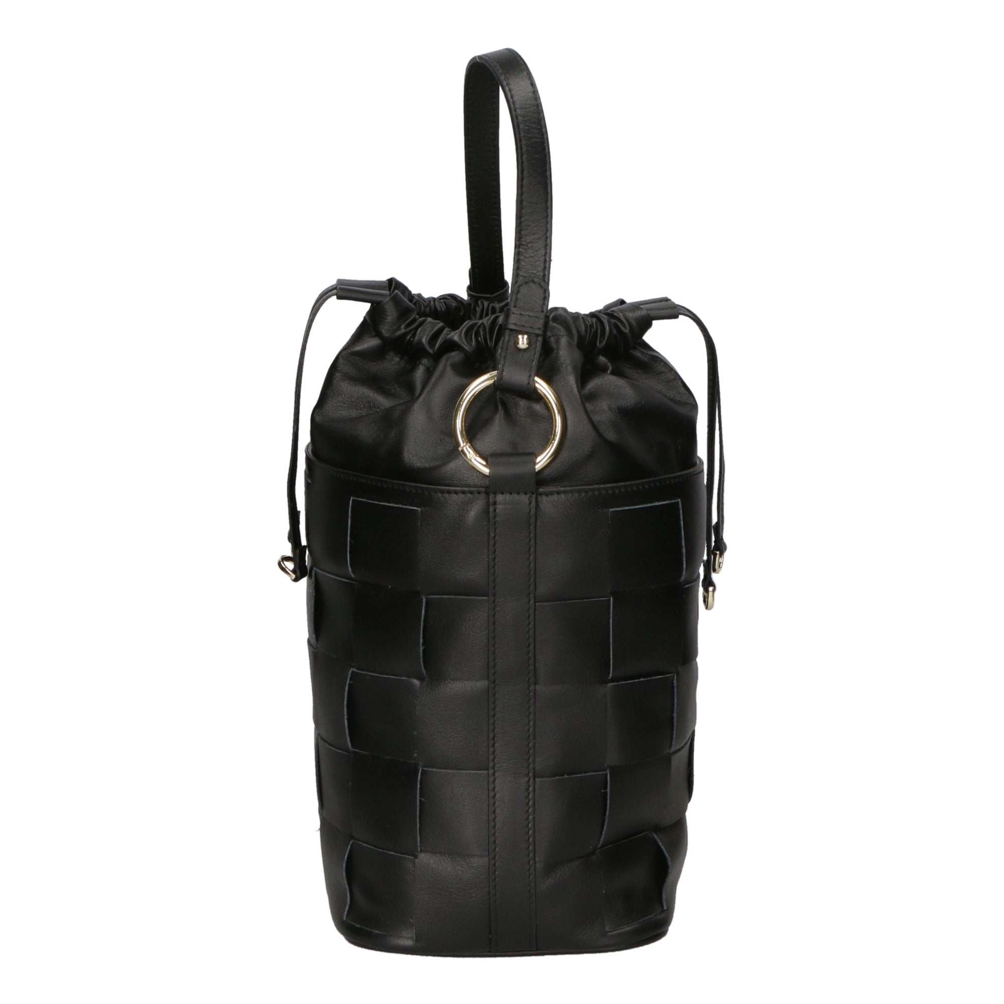 Borsa a mano da donna 100% pelle MYB-8010-FW-NERO BLACK My Best Bag