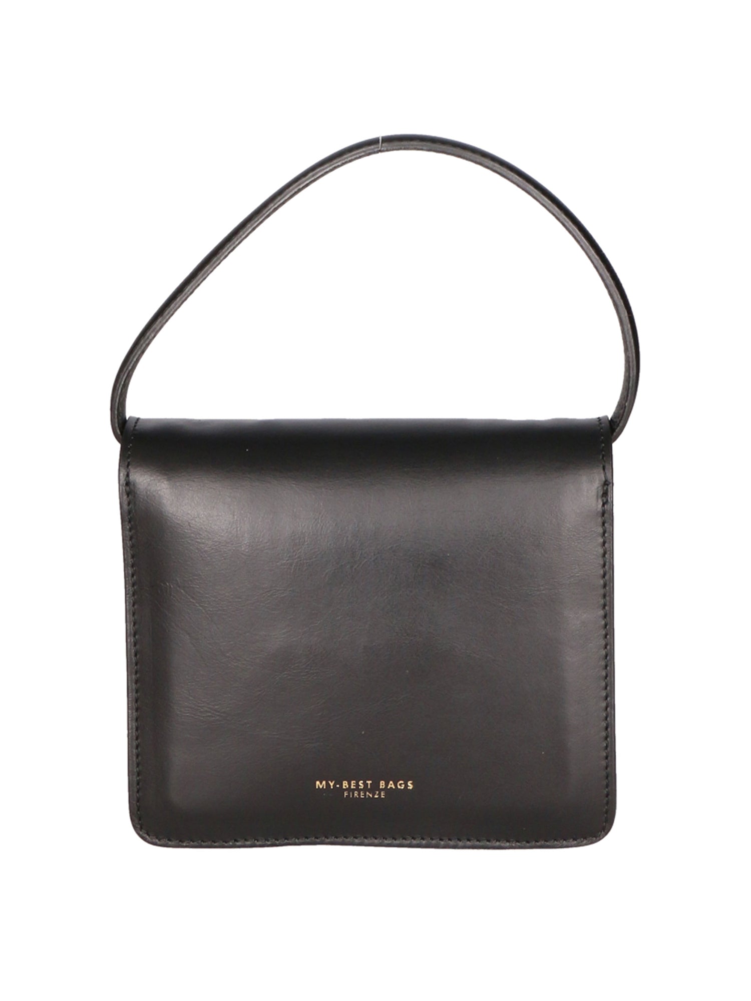 Borsa a tracolla da donna 100% pelle MYB-8035-FW-NERO My Best Bag