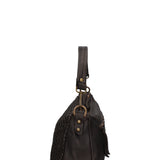Novella Borsa a spalla da donna Vera pelle 7800-NERO Gave Lux