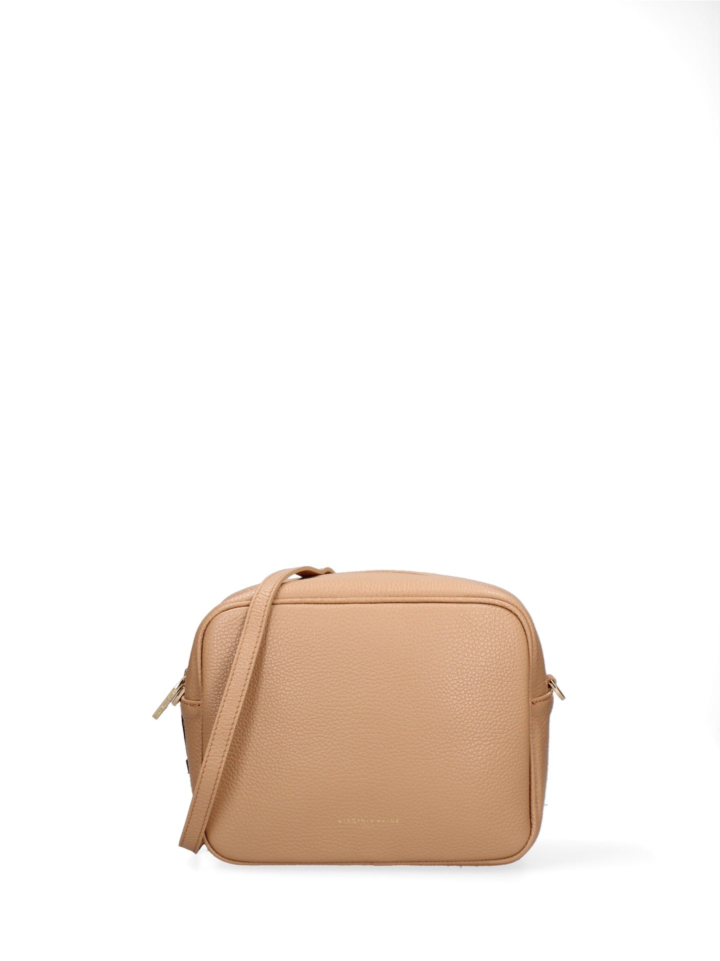 Borsa a Tracolla in Dollaro Leather Sabbia