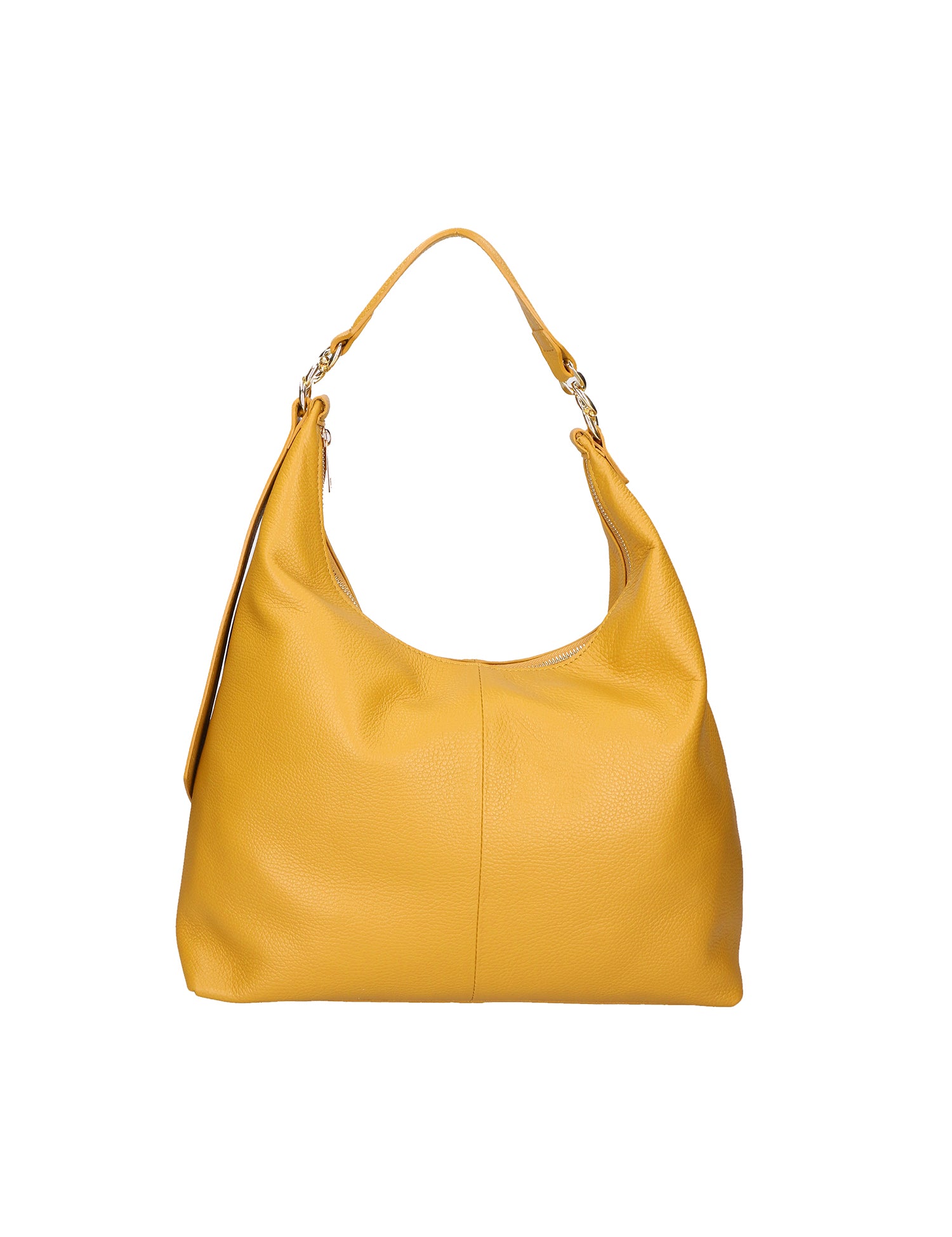 Ursula Borsa a spalla da donna Vera pelle 06673-D36 SENAPE Gave Lux