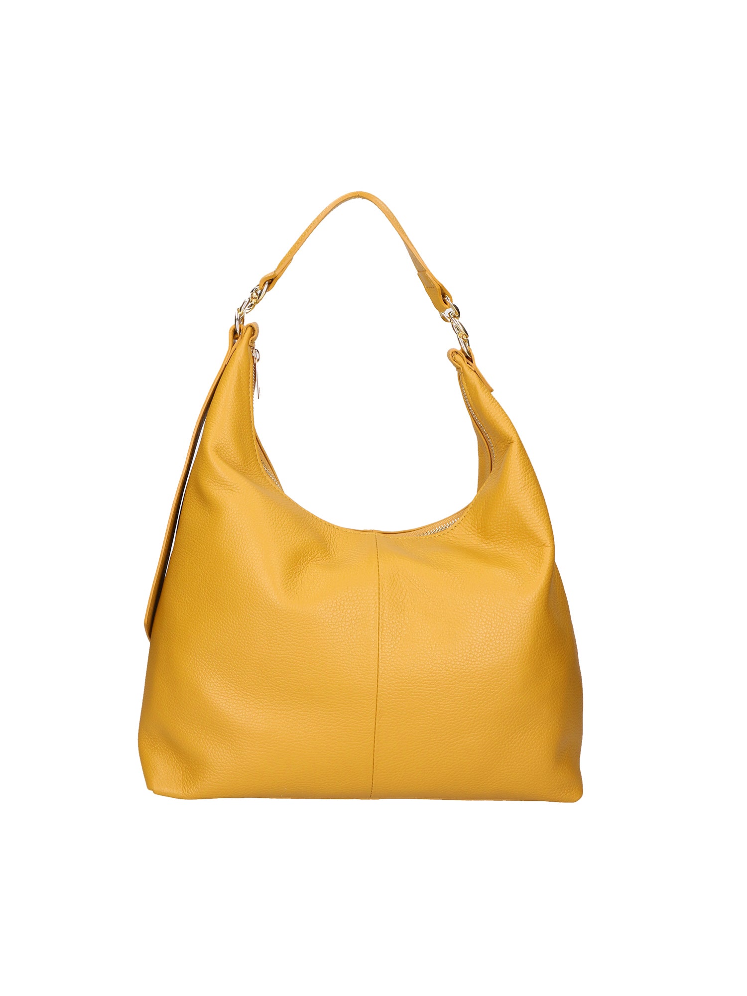 Ursula Borsa a spalla da donna Vera pelle 06673-D36 SENAPE Gave Lux