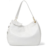 Elowen Plus Borsa a spalla da donna Vera pelle B17242-BIANCO Braccialini