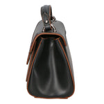 Borsa a mano da donna Vera pelle Ruga Made in Italy MYB-6001-FW-C99 NERO My Best Bag