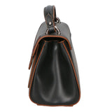 Borsa a mano da donna Vera pelle Ruga Made in Italy MYB-6001-FW-C99 NERO My Best Bag