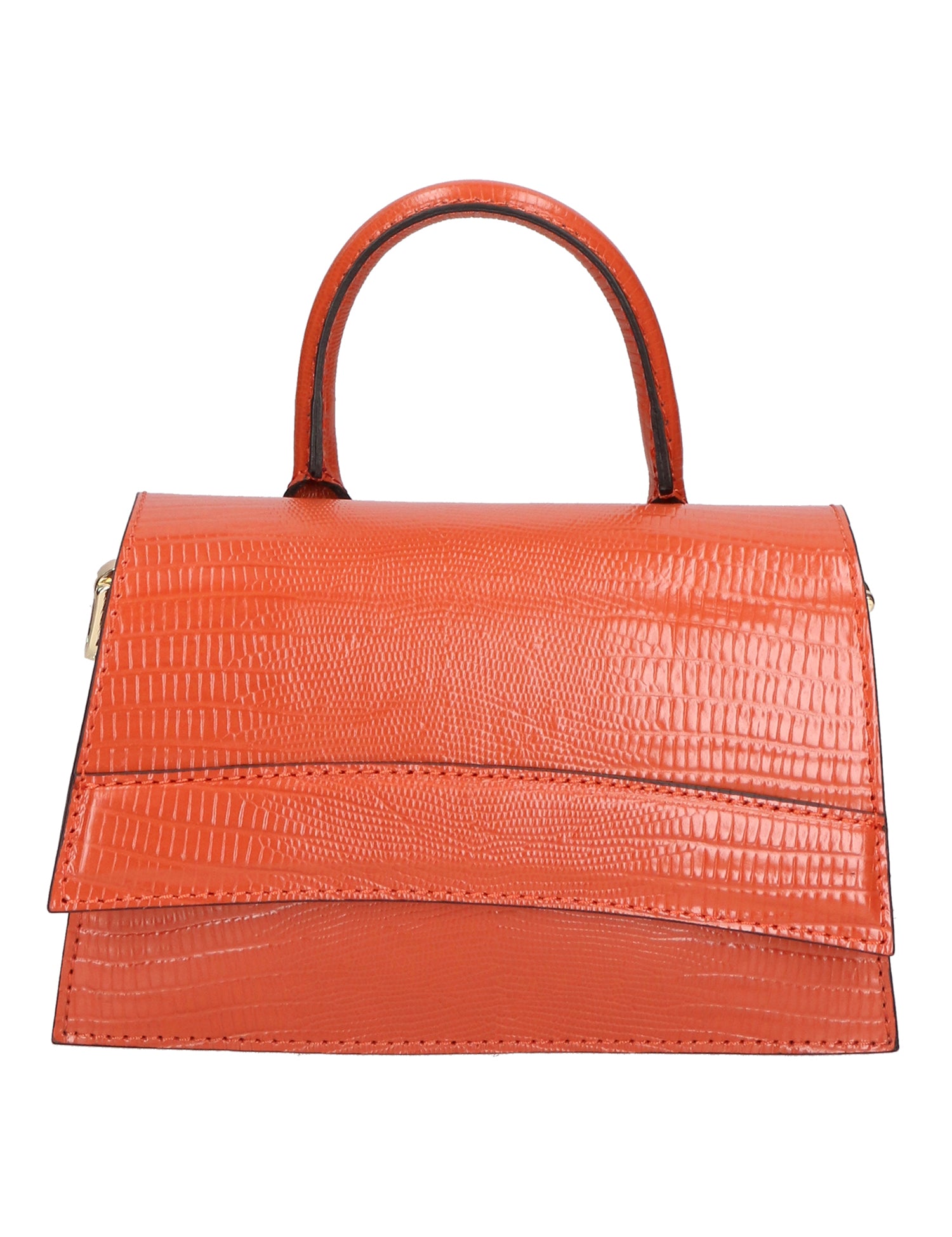 Ariel Borsa a mano da donna Vera pelle 05458-LU35 MATTONE DARK ORANGE Gave Lux