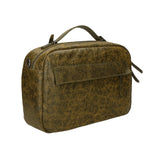 Vera Pelle 6542-VERDE GREEN Borsa a mano unisex Modello Avelon Gave Lux