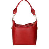 Elowen Elite Borsa a spalla da donna Vera Pelle 03824-10 ROSSO SCURO Chiara Ferretti