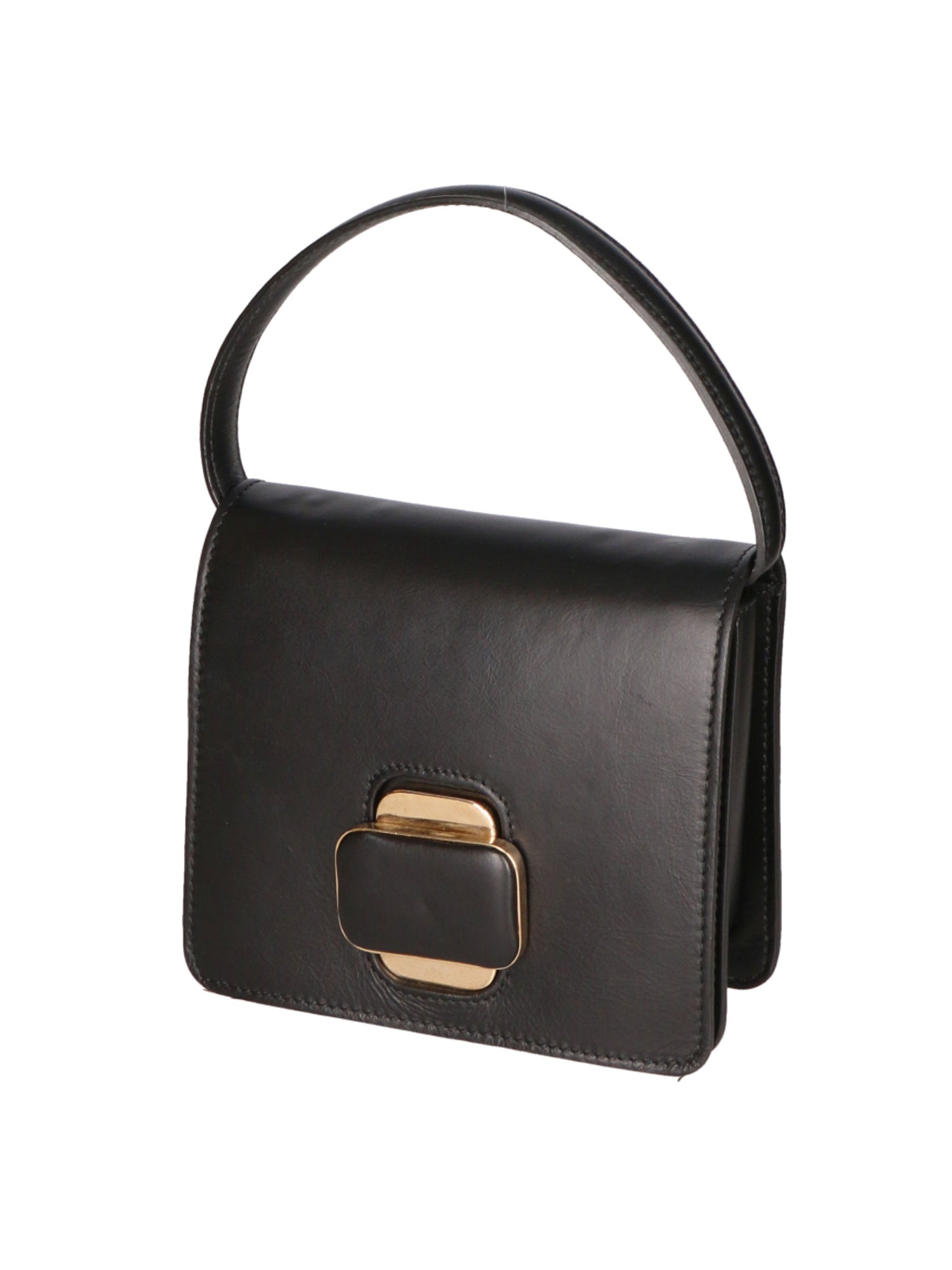 Borsa a tracolla da donna 100% pelle MYB-8035-FW-NERO My Best Bag