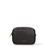 Borsa a Tracolla in Dollaro Leather Nero