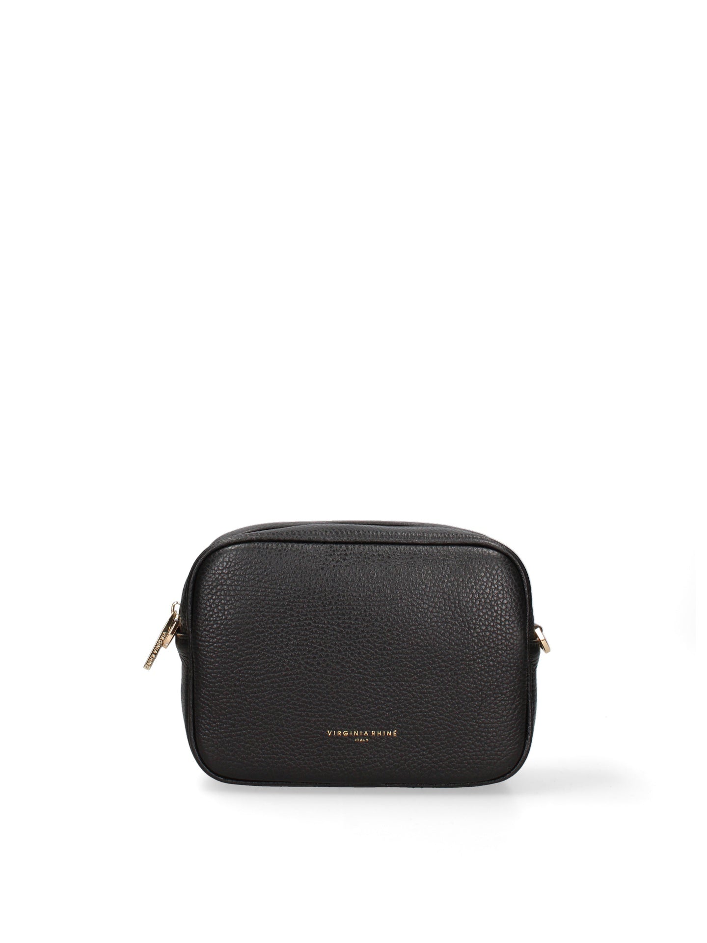Borsa a Tracolla in Dollaro Leather Nero
