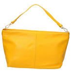 Ginevra Borsa a spalla da donna Vera pelle 05936-S04 GIALLO Gave Lux