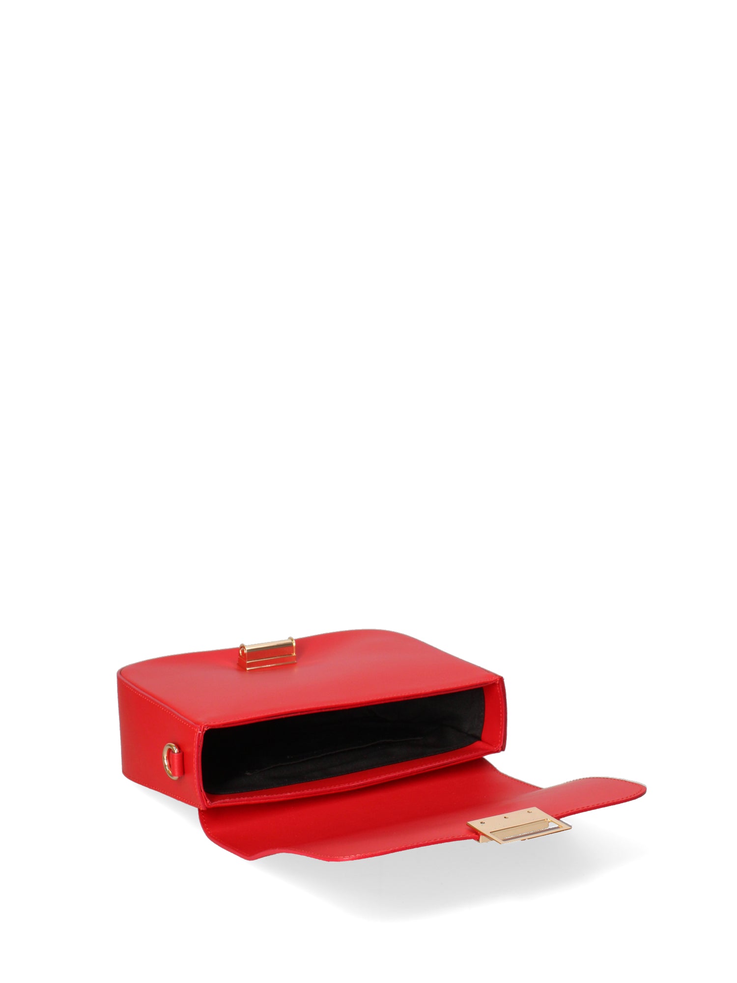 Borsa a tracolla da donna Vera pelle JR-W-1130RU-CORAL RED-GOLD John Richmond