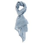 Thea L2035-BLU JEANS Foulard unisex Cotone e Seta Gave Lux