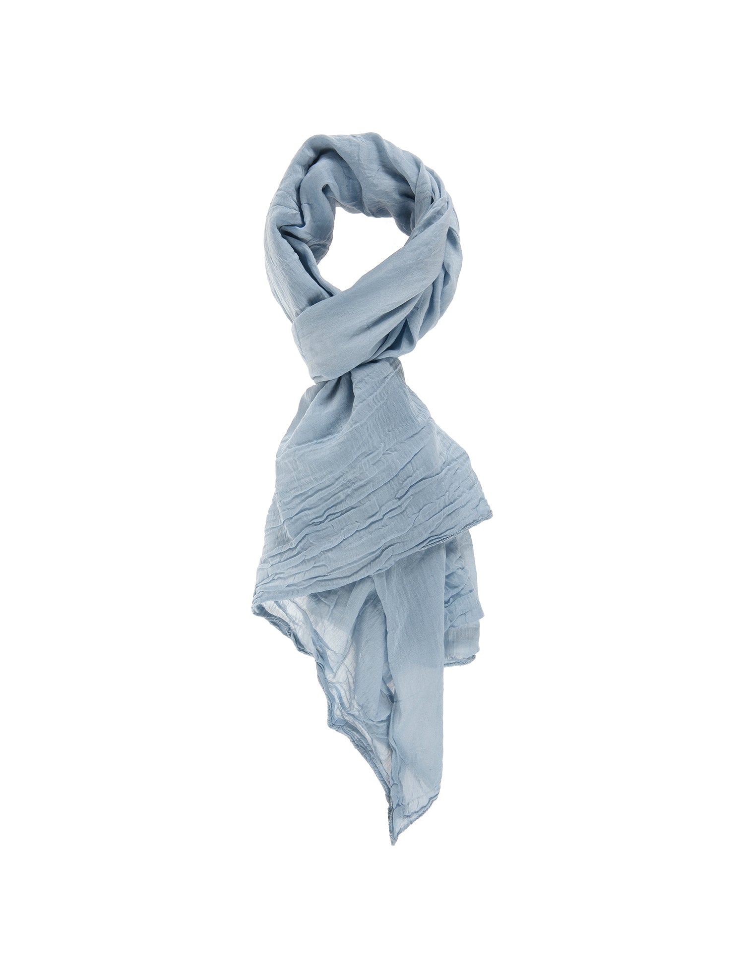 Thea L2035-BLU JEANS Foulard unisex Cotone e Seta Gave Lux