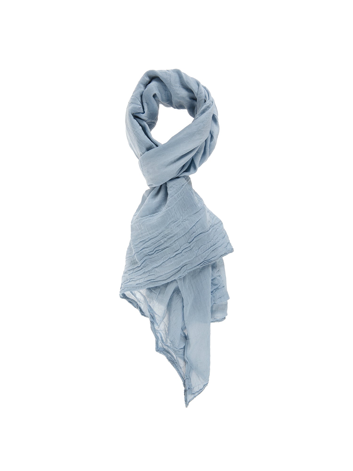 Thea L2035-BLU JEANS Foulard unisex Cotone e Seta Gave Lux