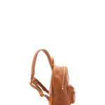 Zaino unisex in vera pelle 100% cotone 4460-MIELE Alessia Firenze