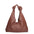Borsa a spalla da donna 100% vera pelle 07156-D21 MARRONE Viola Castellani