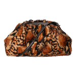 Astrid Borsa a spalla da donna Vera pelle 05476-NERO PITONE CUOIO 007 Gave Lux
