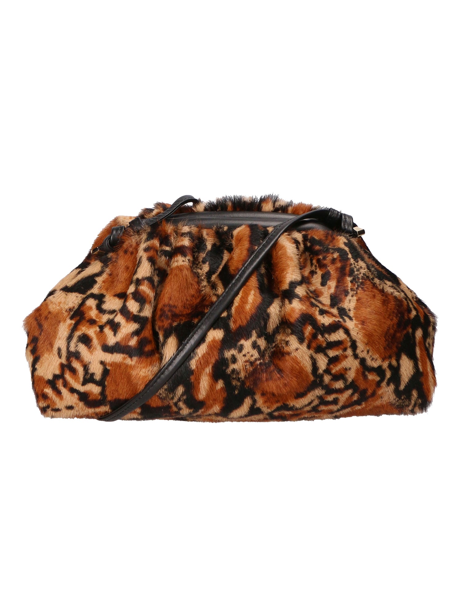 Astrid Borsa a spalla da donna Vera pelle 05476-NERO PITONE CUOIO 007 Gave Lux