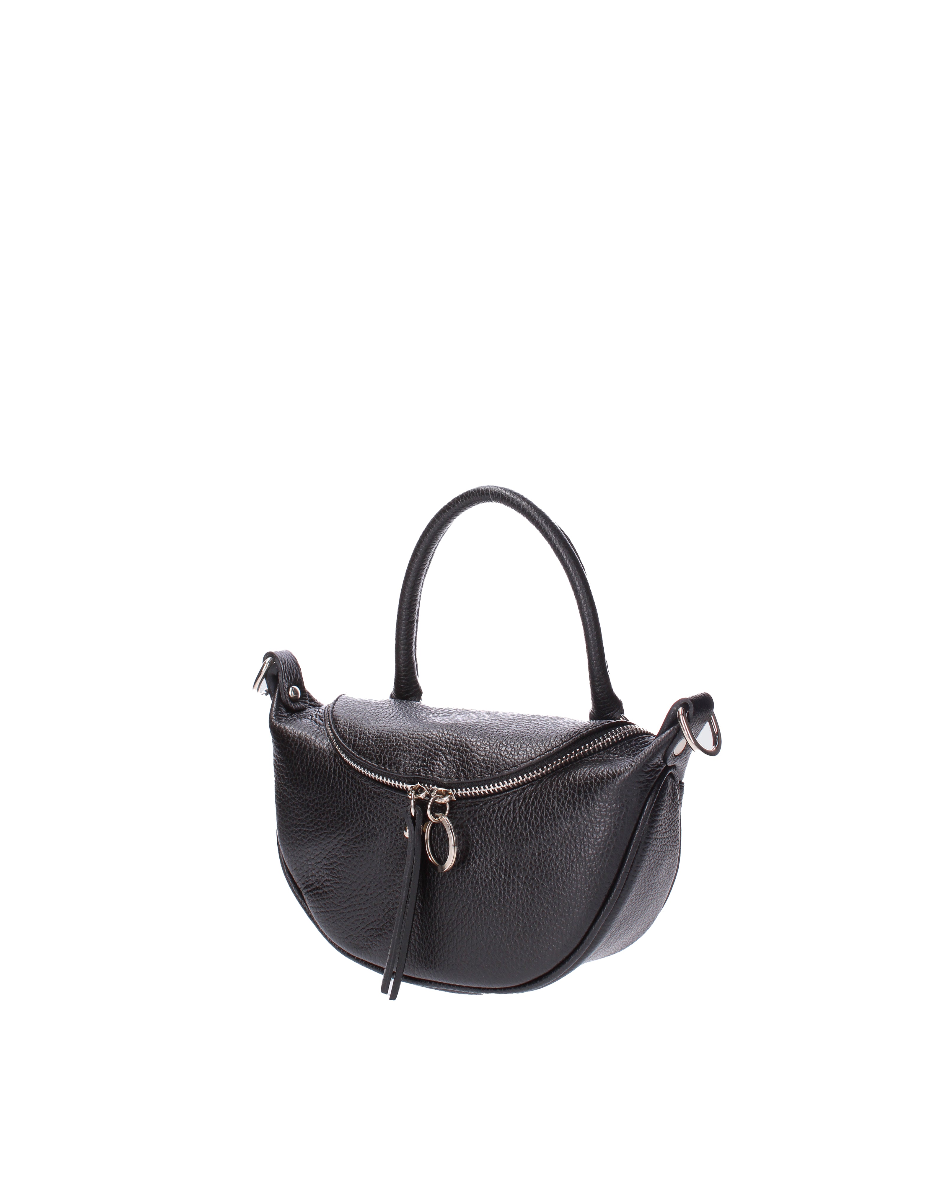Mae Borsa a mano da donna Vera pelle 07142-D28 NERO Viola Castellani