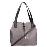Clarissa Borsa a mano da donna Vera pelle 5276-018 GRIGIO MEDIO Gave Lux