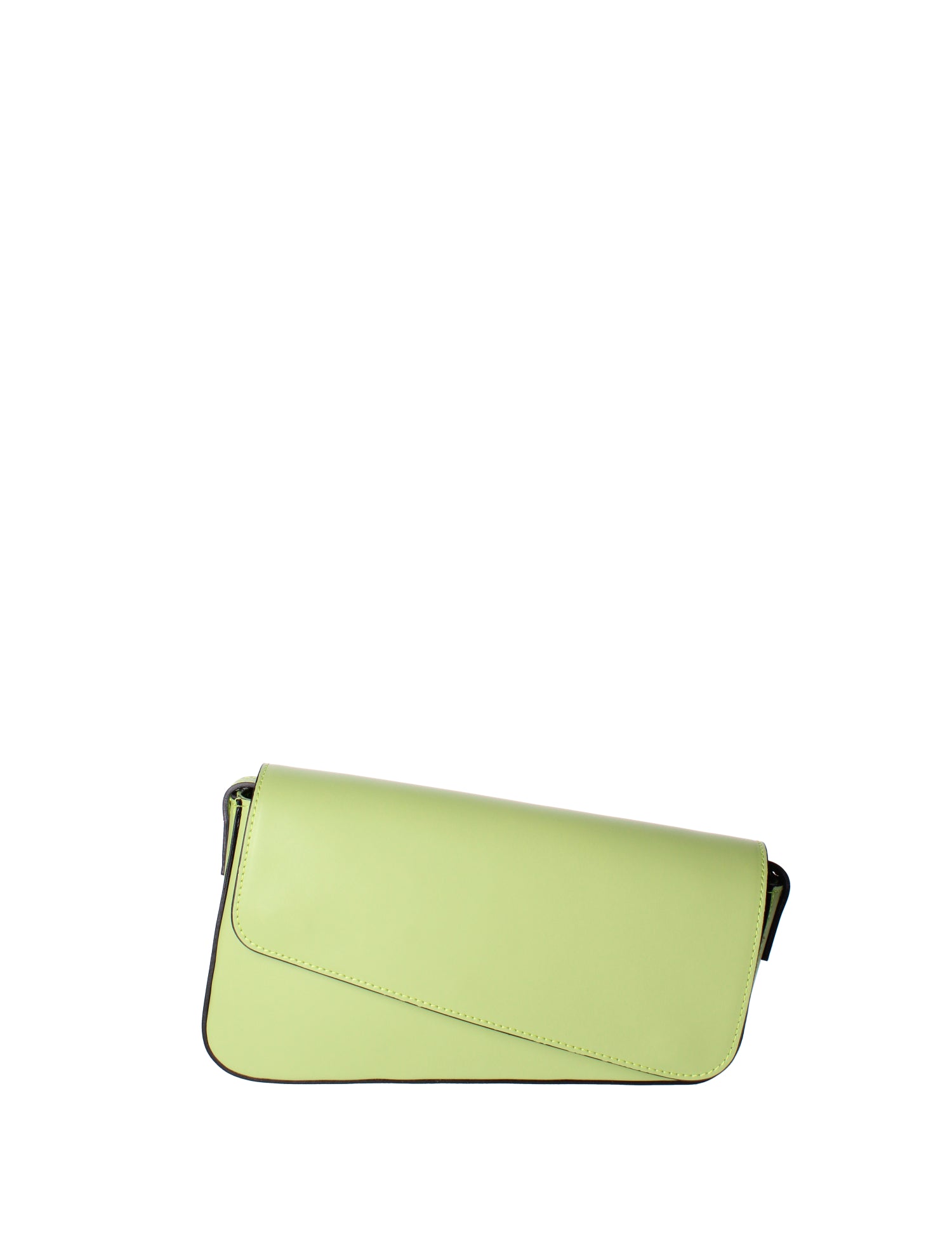 Borsa a tracolla da donna Vera pelle 07223-L260 PISTACCHIO Roberta Rossi
