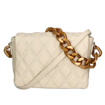 Adriana Borsa a mano da donna Vera pelle 04539-S37 LATTE Gave Lux