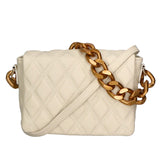 Adriana Borsa a mano da donna Vera pelle 04539-S37 LATTE Gave Lux