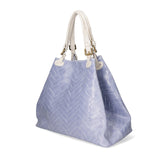Crystalline Chic Borsa a spalla da donna Vera pelle 03631-032 CIELO Chiara Ferretti