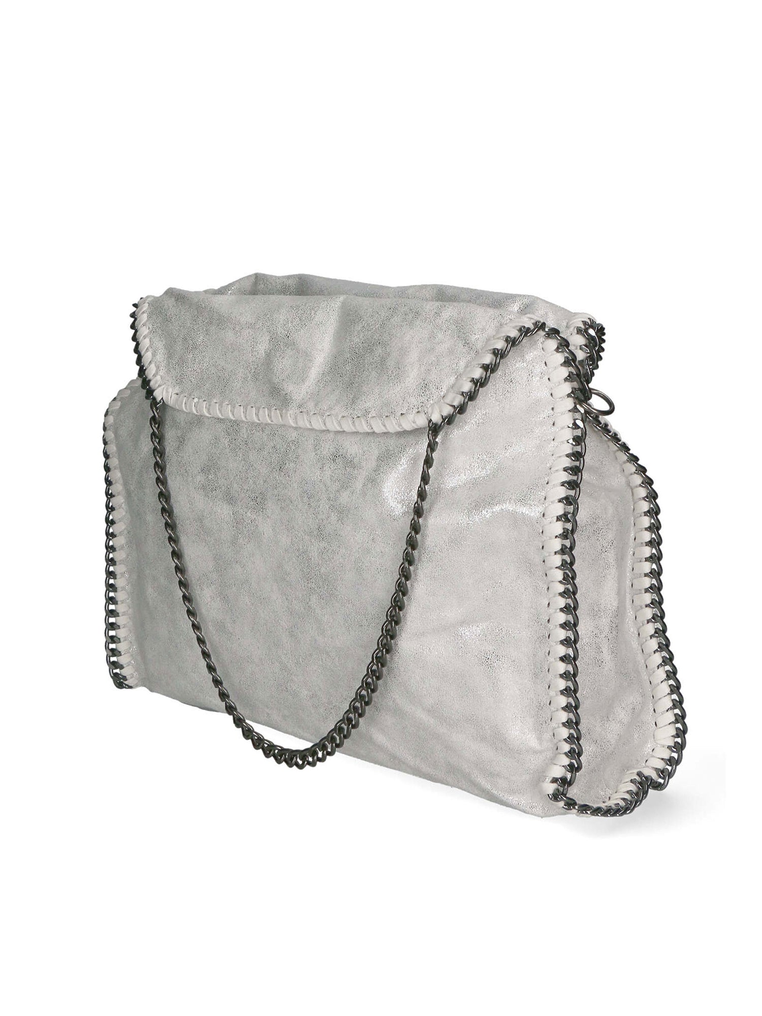 Willelmina Borsa a spalla da donna 100% PU Leather N-9606-BIANCO Gave Lux