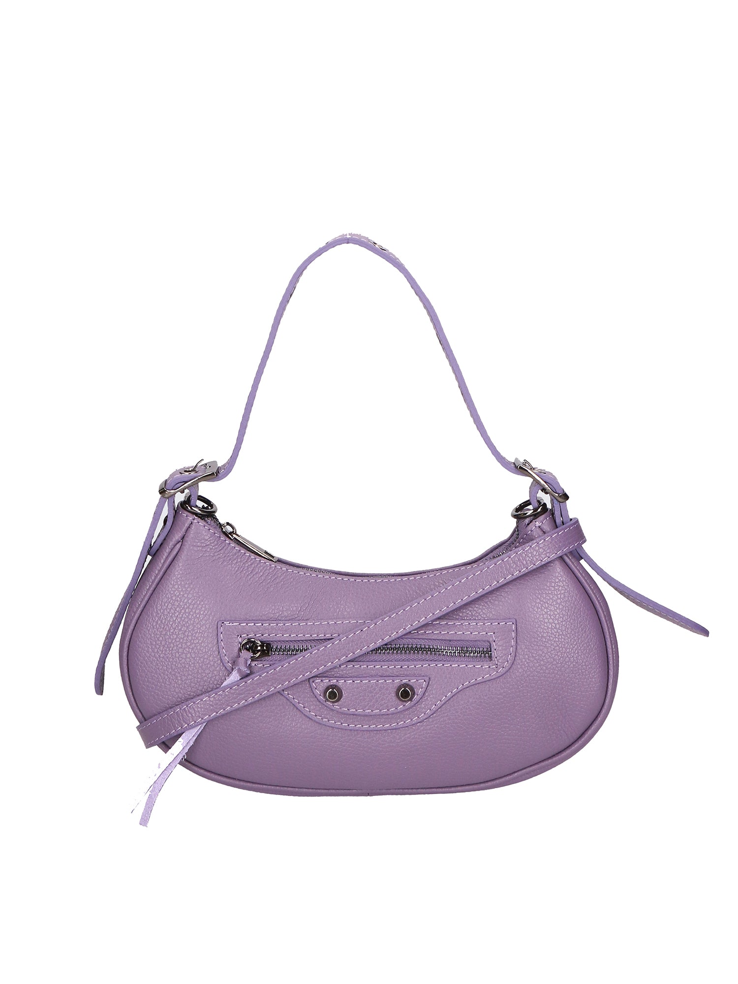 Loredana Borsa a spalla da donna Vera pelle 06548-VIOLET Gave Lux