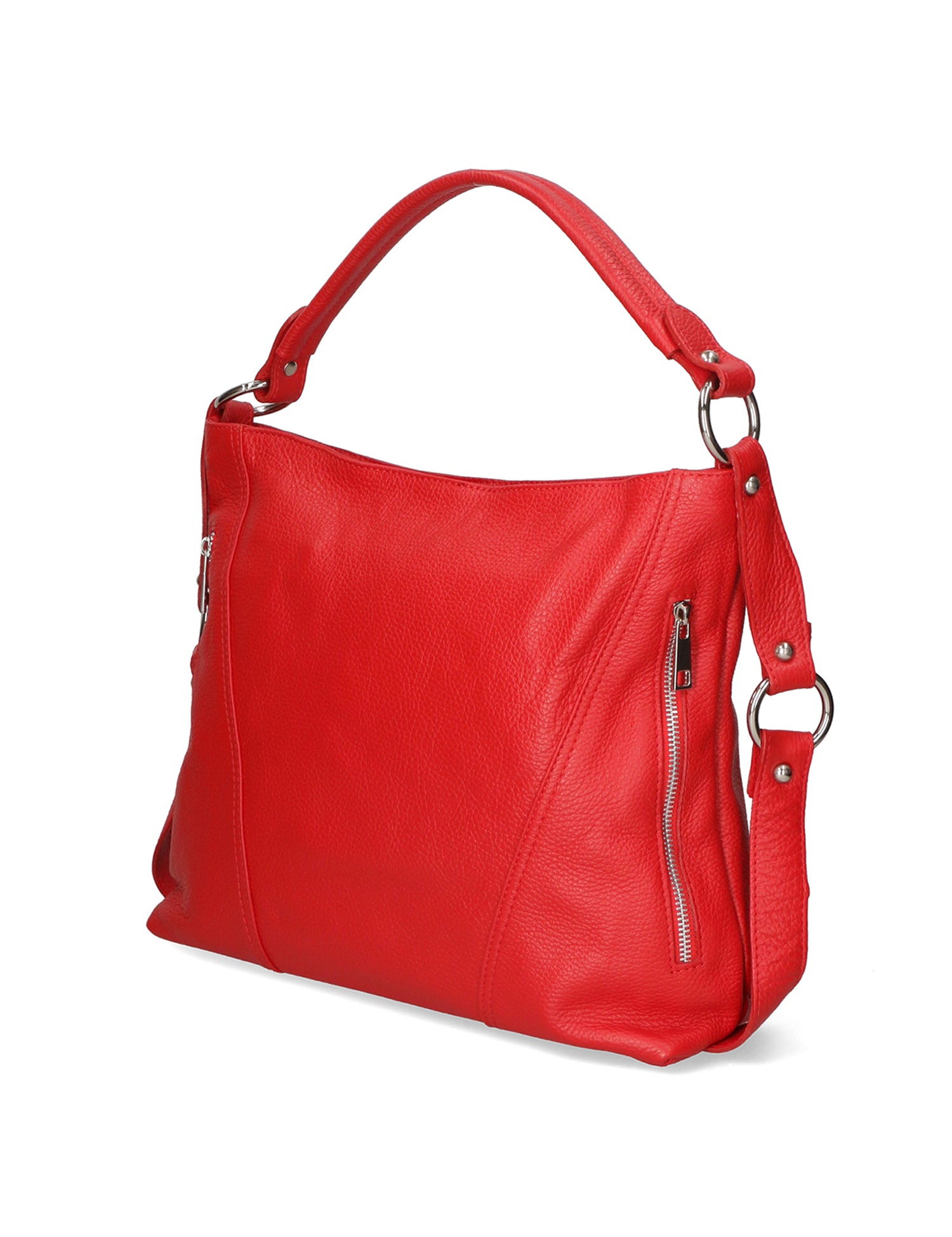 Emily Borsa a spalla da donna Vera pelle 80064-D10 ROSSO SCURO DARK RED Gave Lux