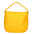 Gaia Borsa a spalla da donna Vera pelle 05897-C04 GIALLO Gave Lux