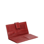 Aethel T000691-ROSSO Portafoglio unisex in vera pelle Gave Lux