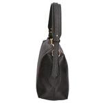 Vivienne Borsa a spalla da donna Vera pelle 06674-D28 NERO + D28 NERO Gave Lux