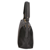 Vivienne Borsa a spalla da donna Vera pelle 06674-D28 NERO + D28 NERO Gave Lux