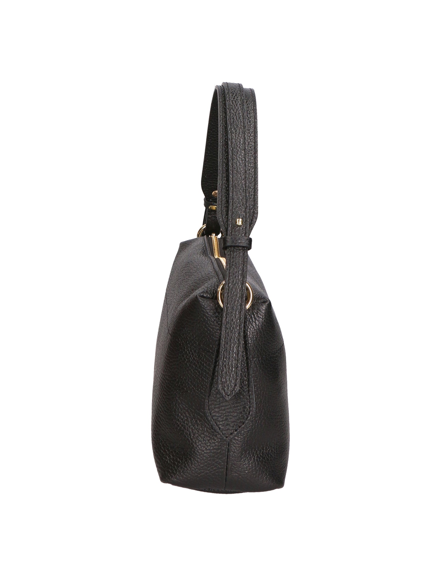 Vivienne Borsa a spalla da donna Vera pelle 06674-D28 NERO + D28 NERO Gave Lux