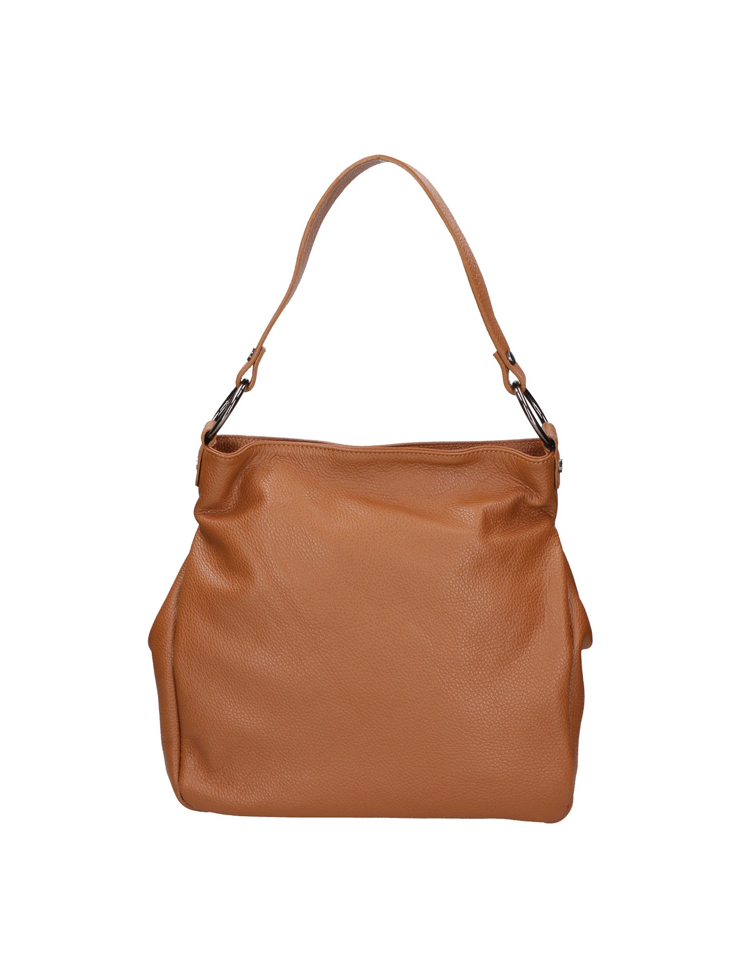 Bea Borsa a spalla da donna 100% pelle 05710-D17 CUOIO SCURO DARK COGNAC Gave Lux