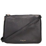 Borsa a tracolla da donna Vera pelle MYB-6054-FW-D28 NERO BLACK My Best Bag
