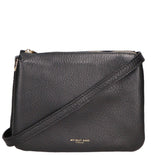 Borsa a tracolla da donna Vera pelle MYB-6054-FW-D28 NERO BLACK My Best Bag