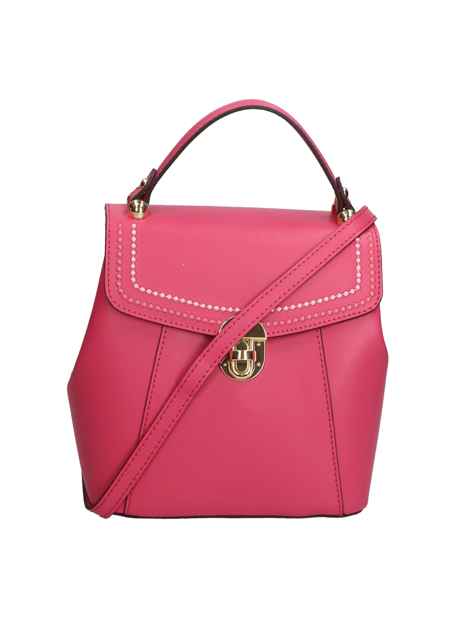 Giuditta Borsa a mano da donna 100% pelle 05937-L282 CARMINE Gave Lux