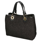 Borsa a mano da donna Paglia & Pelle MYB-05167-SS-12+D28 NERO My Best Bag