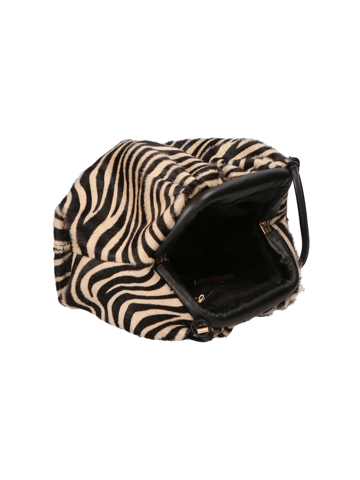 Astrid Borsa a spalla da donna Vera pelle 05476-NERO ZEBRA C N 003 Gave Lux