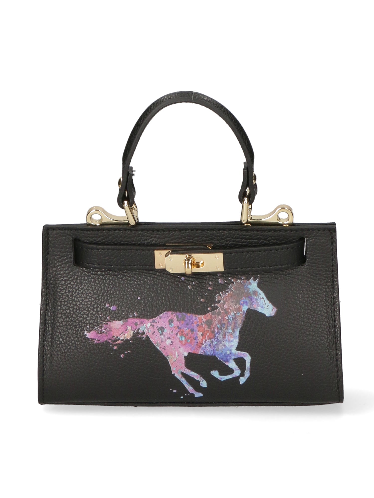 Noel Borsa a mano da donna Vera pelle 04265-D28 NERO BLACK Gave Lux