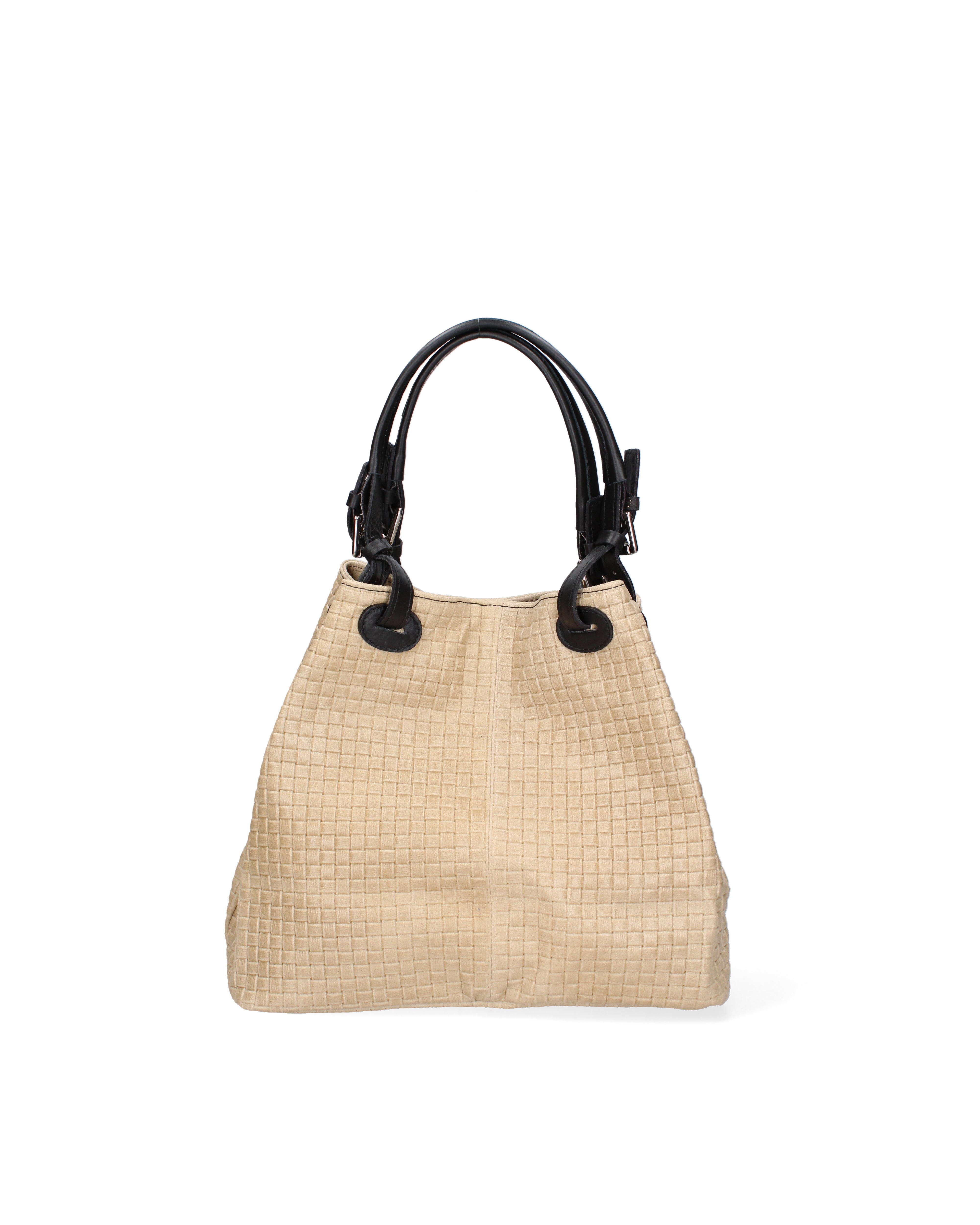 Araminta Borsa Shopper da donna Vera Pelle 80047-002 BEIGE Gave Lux