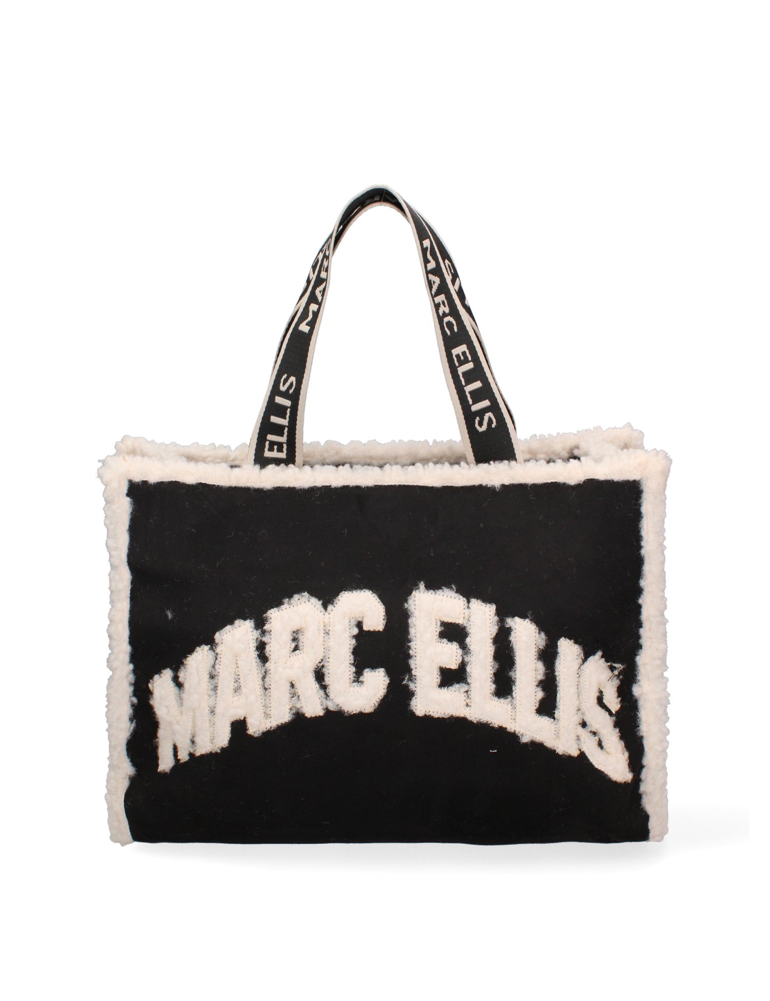 Borsa a spalla da donna 100% poliuretano BUBY-EWE-L-BLACK Marc Ellis
