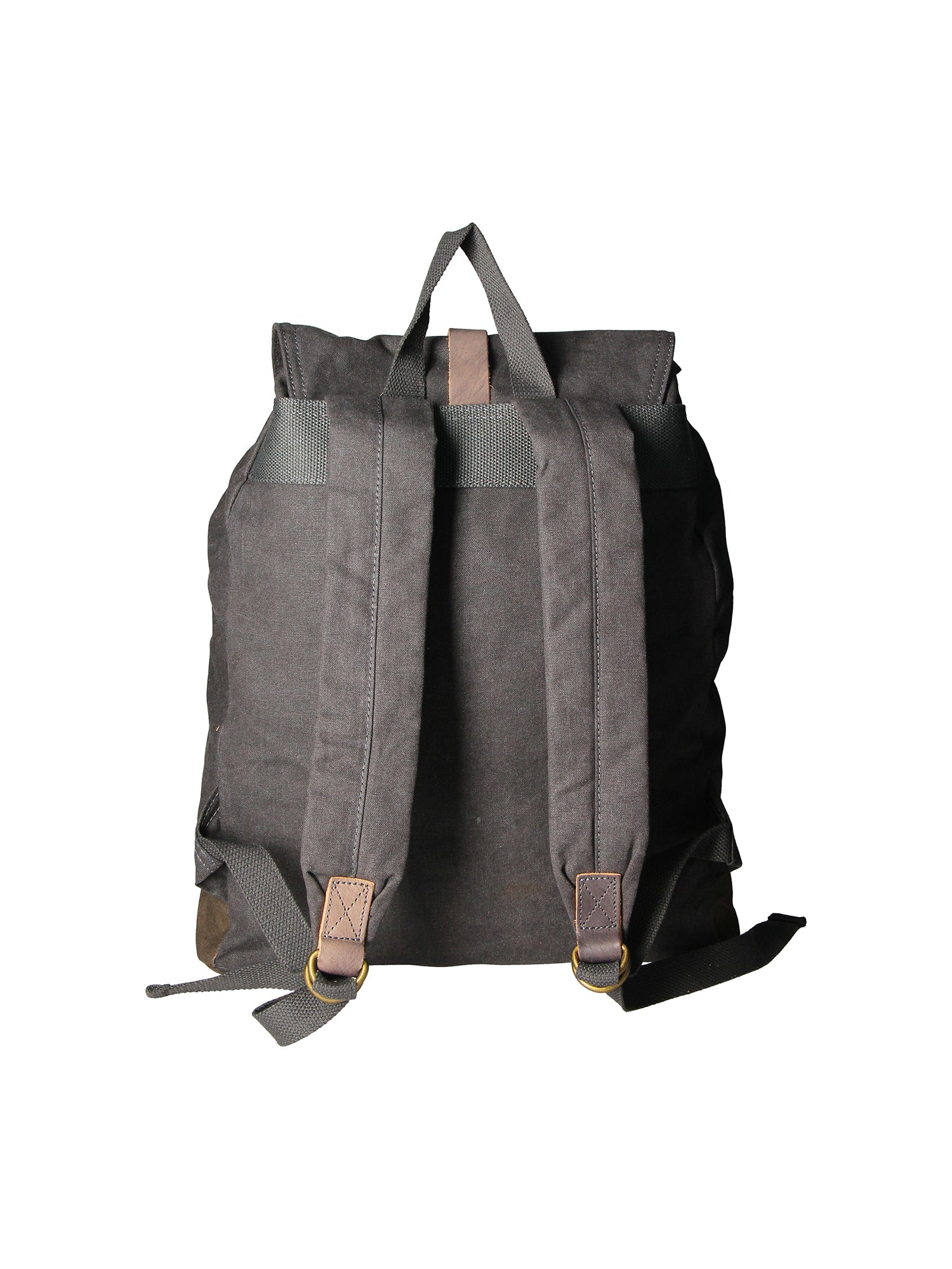 Mavi’ ZG3013-NERO BLACK Zaino unisex in canvas e vera pelle Gave Lux