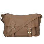 Beatriz Borsa a tracolla da donna Vera pelle 10006-TAUPE Gave Lux